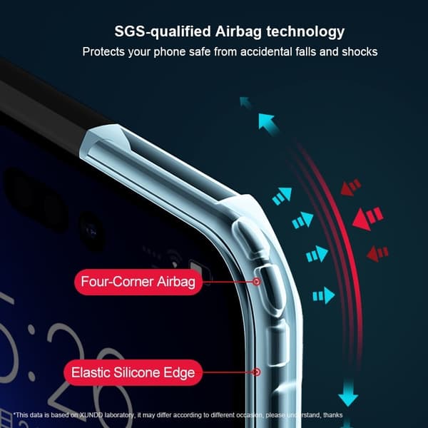 XUNDD Mobilskal till iPhone 15 Pro Drop-proof Skyddande - Svart