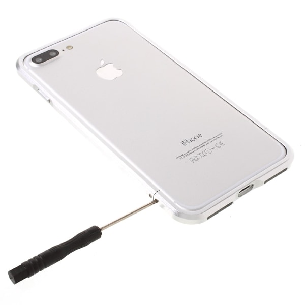 Aluminium Bumper till iPhone 7 Plus - Silver Silver