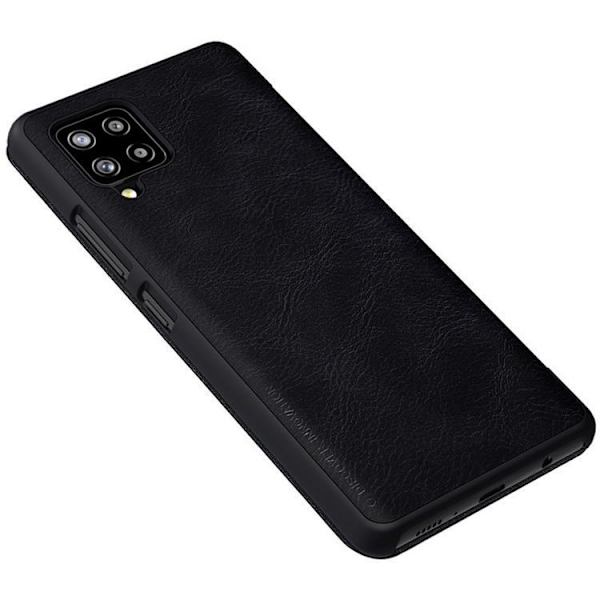Nillkin Qin Läder Fodral Samsung Galaxy A42 5G - Svart Svart