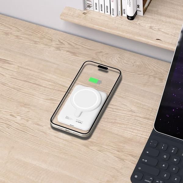 Tech-Protect Magsafe Powerbank 5000mah PB10 LifeMag - Vit Vit