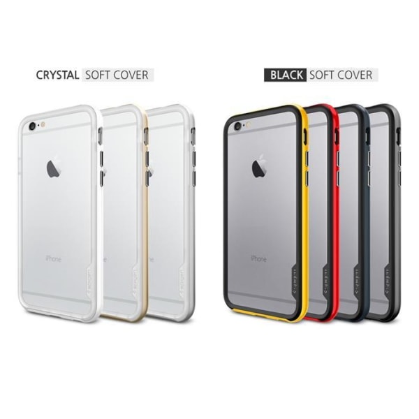 SPIGEN Neo Hybrid EX Bumper Skal till Apple iPhone 6(S) Plus (Metal Slate)