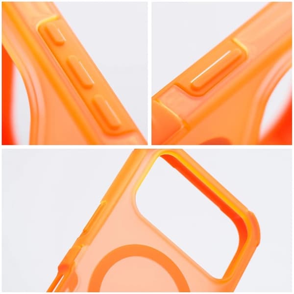 Forcell Mobilskal Magsafe För iPhone 17 Pro Max BumperX - Orange