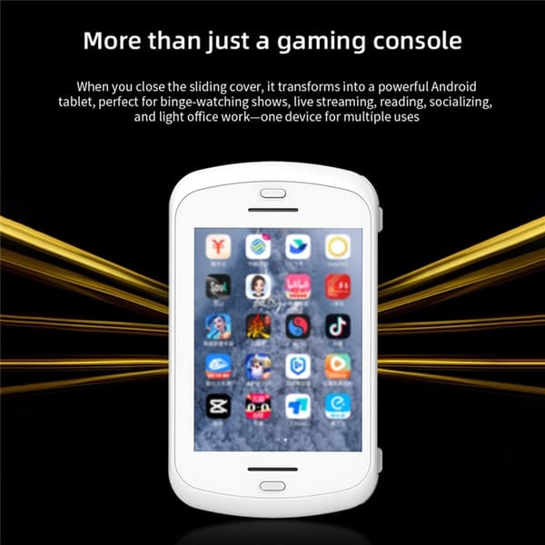 ANBERNIC RG Slide Spelkonsol Retro Gamepad Android 13 AI - Vit