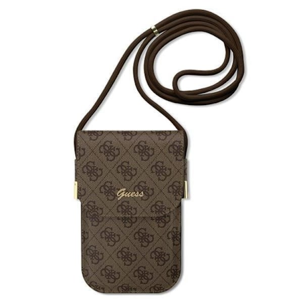 Guess Halsbandsfodral Metall Script Logo - Brun Brun