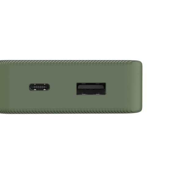 HAMA Powerbank Farve 10 10000mAh USB-C+USB-A Grøn