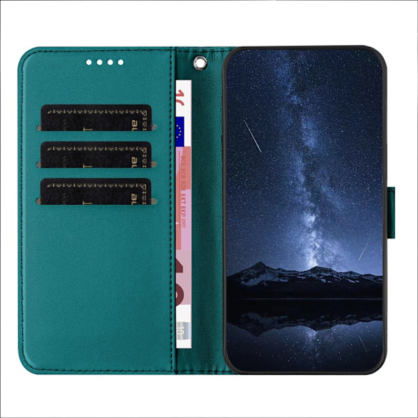 iPhone 17 Plånboksfodral Anti Drop - Grön Grön
