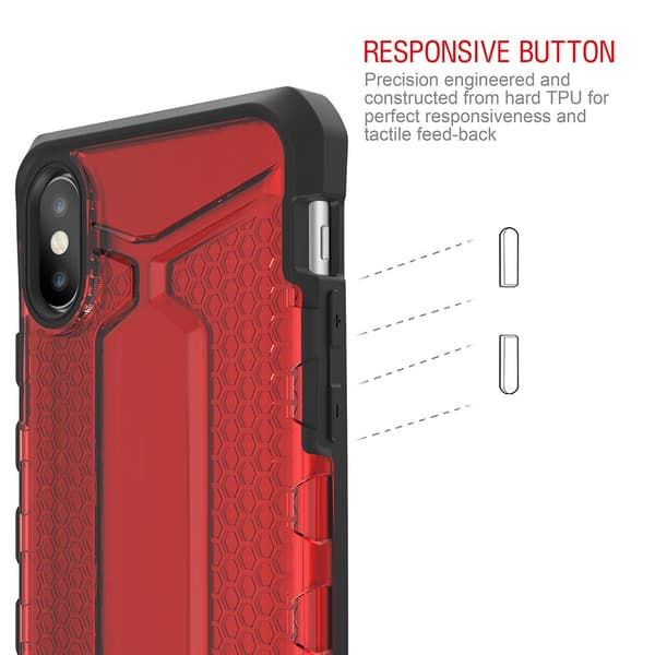 Itskins Octane Skal till iPhone XS / X - Röd Röd
