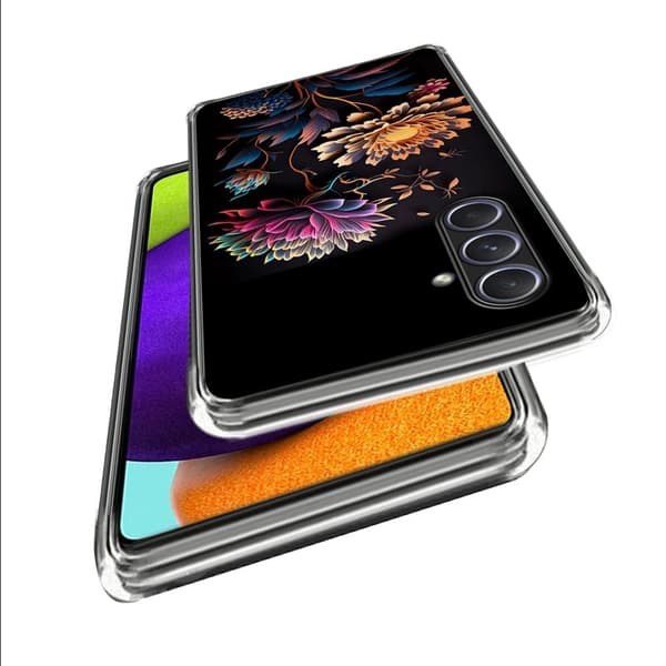IMD Mobilskal till Samsung Galaxy A55 5G TPU Shockproof - Blomma