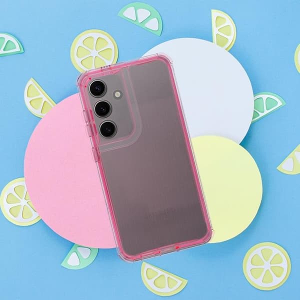 Mobilskal till Galaxy A16 5G Matrix Clear - Rosa Rosa