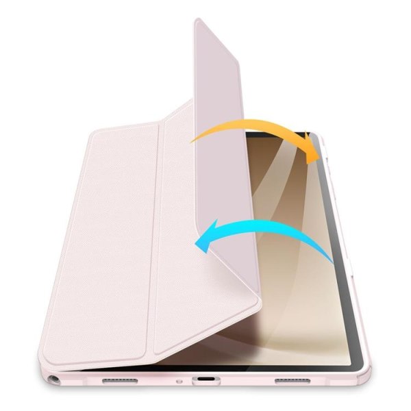 Dux Ducis Galaxy Tab A9 Plus -kotelo Toby - vaaleanpunainen
