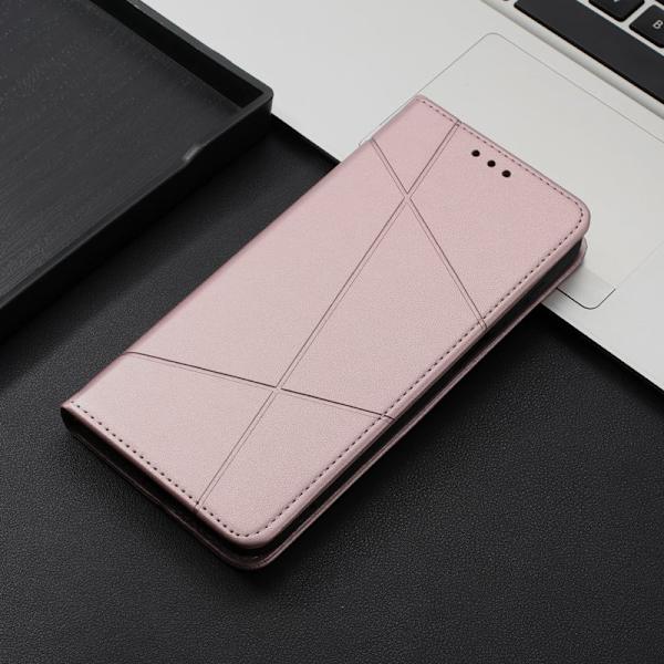 Plånboksfodral för Samsung Galaxy S26 Konstläder Stativ - Roséguld