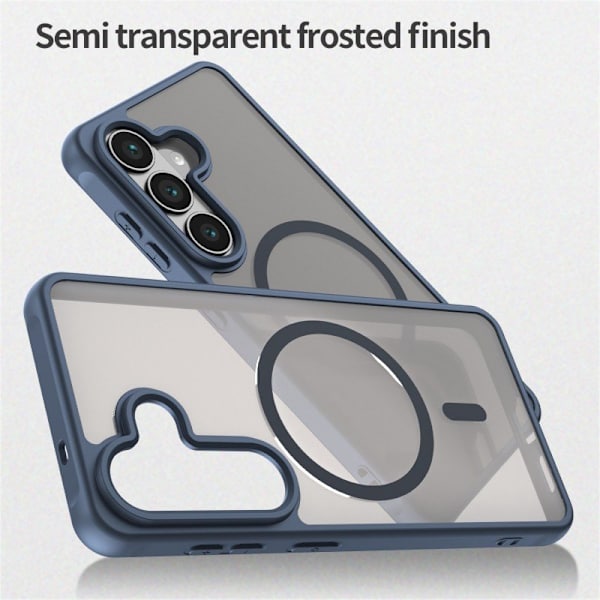 WANLONFENG Mobilskal för Samsung Galaxy S26 Plus Magnetiskt PC + TPU - Blå