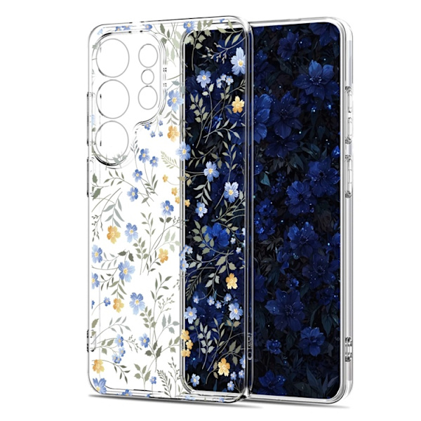 Tech-Protect Mobilskal För Galaxy S26 Ultra Flexair - Spring Flowers Transparent