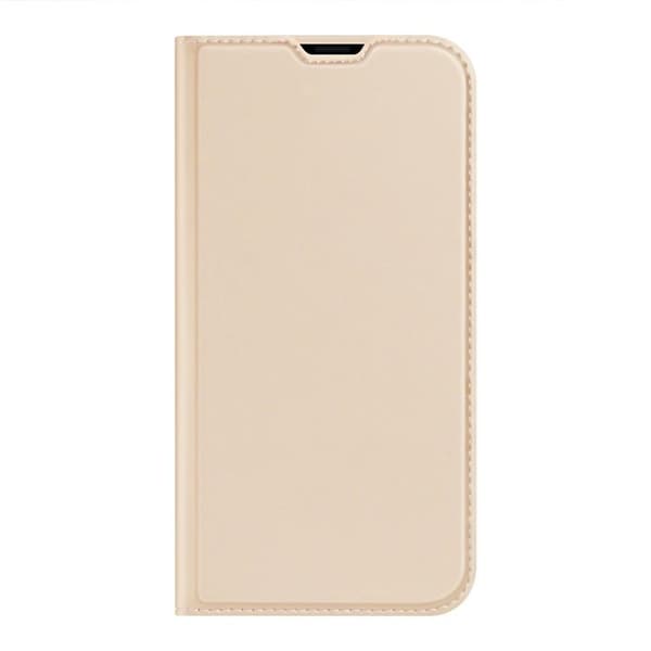 Dux Ducis iPhone 14 Pro Max Plånboksfodral Skin Series Holster - Guld Guld