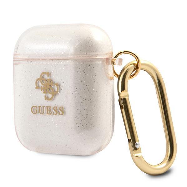Guess Glitter Collection Skal AirPods - Guld Gul