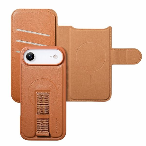 CASENEO iPhone Air Plånboksfodral RFID Blocking Konstläder - Brun