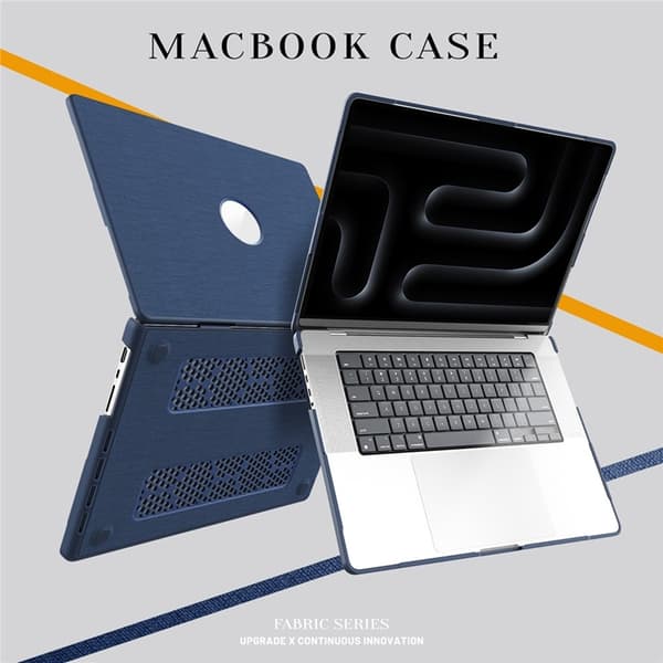 MacBook Pro 16" (2021/2023/2024) Skal - Marinblå Blå