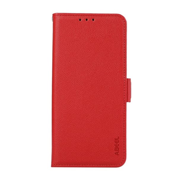 ABEEL Mobilskal till Xiaomi 17 Pro KonstLäder RFID-Skydd Röd