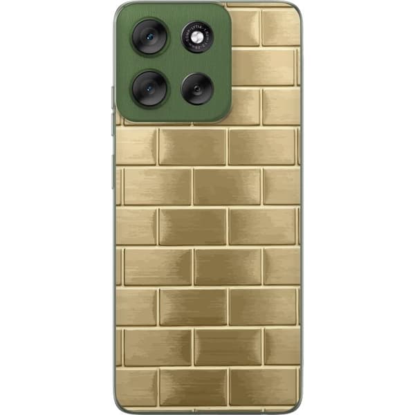 Mobilskal till Motorola Moto G56 med Gyllene Murstenar