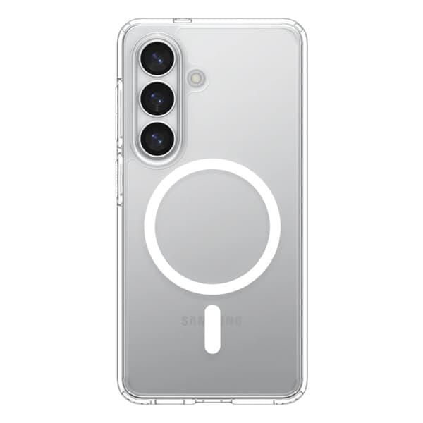 Spigen Mobilskal För Galaxy S26 MagSafe Ultra Hybrid - Clear/Vit Vit