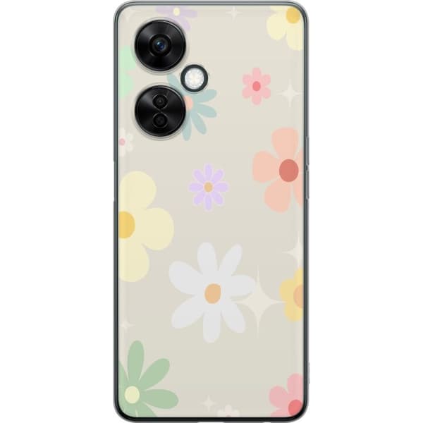 Mobilskal till OnePlus Nord CE3 med fejdande blommor