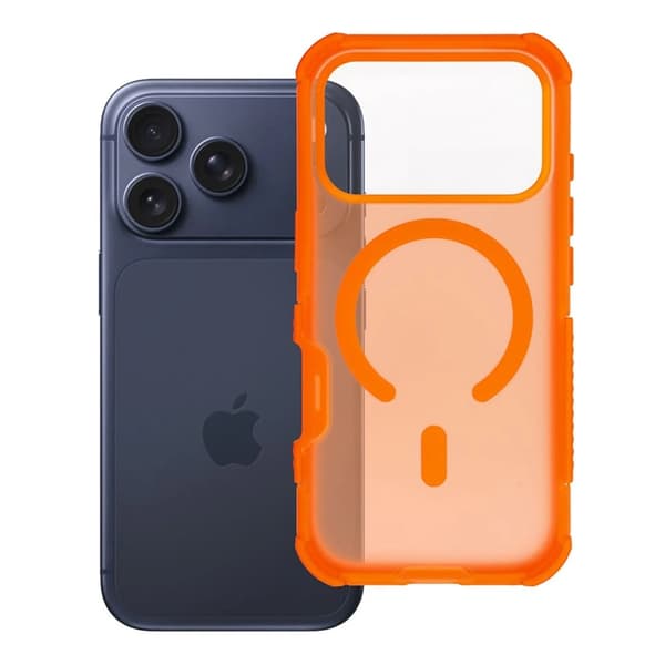 Forcell Mobilskal Magsafe För iPhone 17 Pro BumperX - Orange