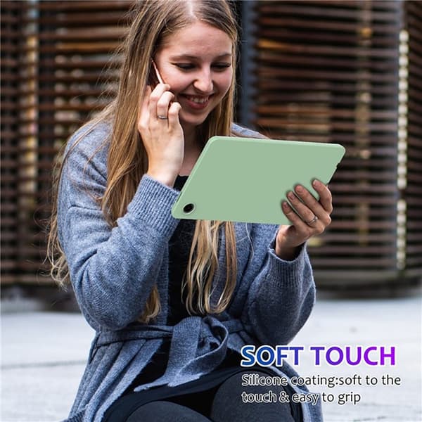 Mobilskal till Galaxy Tab A9 Silikon Anti-Scratch - Grön Grön