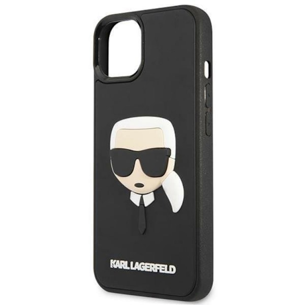 Karl Lagerfeld iPhone 14 Plus Skal 3D Rubber Karl`s Head - Svart Svart