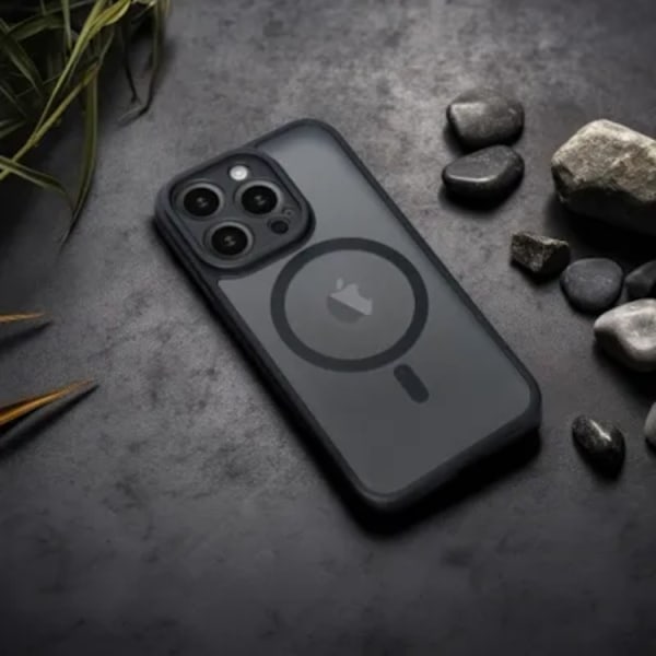 iPhone 15 Plus Mobilskal Magsafe Matte - Svart Svart