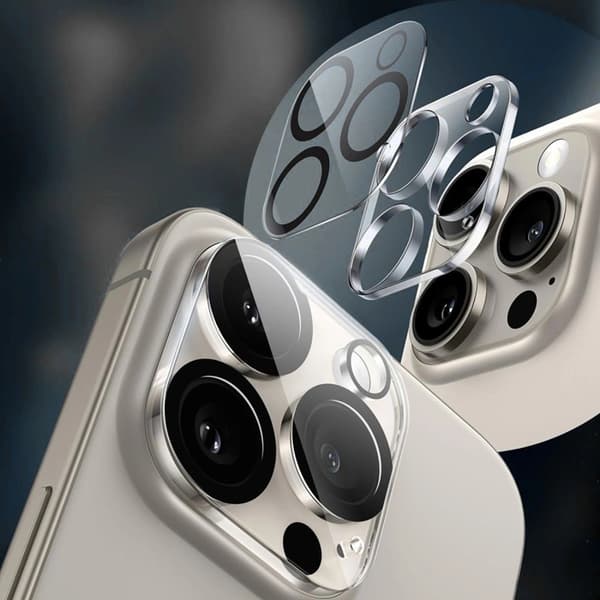 Tech Protect iPhone 14/14 Plus 15/15 Plus Härdat Glas Kameralinsskydd