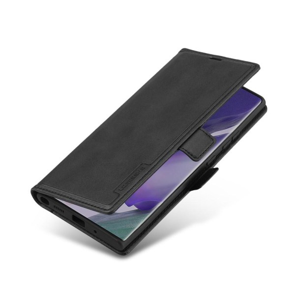 LC.IMEEKE nahkakotelo Samsung Galaxy Note 20 -puhelimelle - musta Black