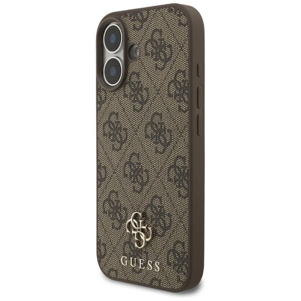 Guess Mobilskal till iPhone 17 MagSafe 4G Small Classic Logo - Brun Brun