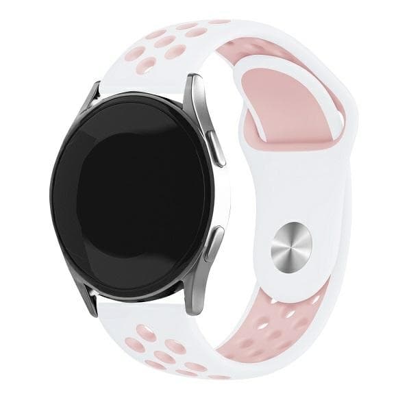 Beline Galaxy Watch 5 Pro (45mm) Armbånd Sport Silikone - Hvid/Lyserød
