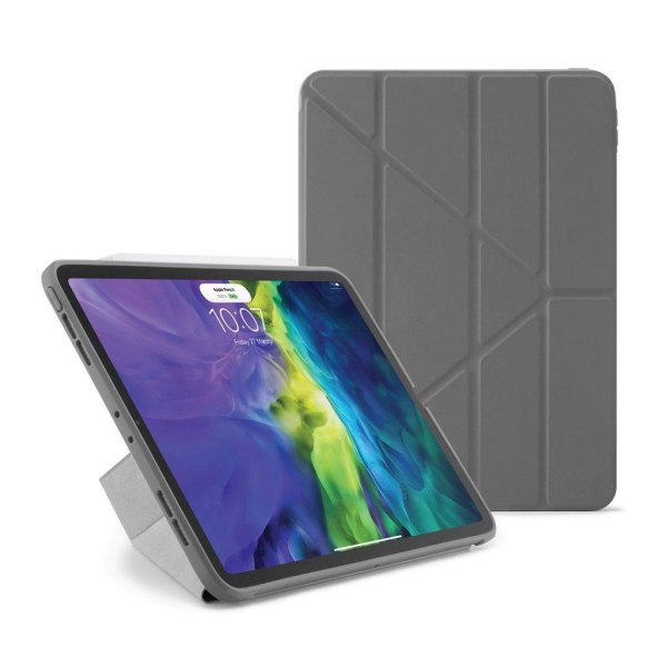 Pipetto iPad Pro 2020 11-tums TPU Origami fodra - Mörkgrå grå