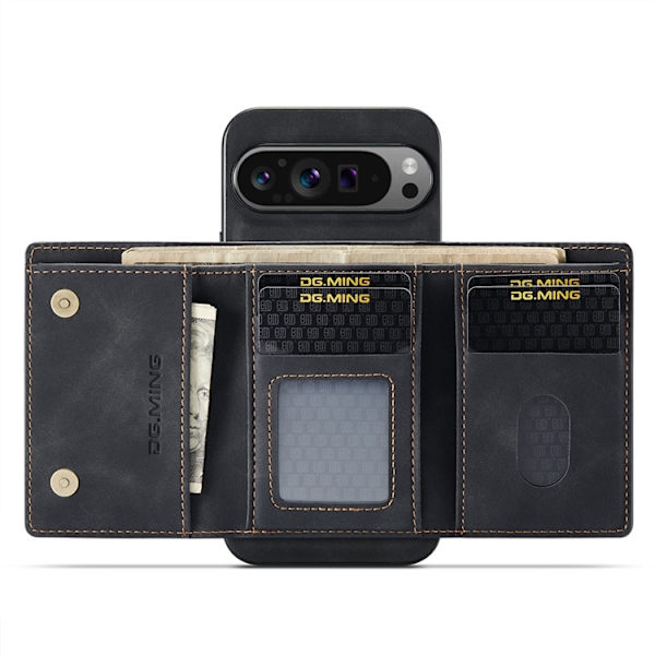DG.MING Google Pixel 10 Pro XL Plånboksfodral Detatchable M1