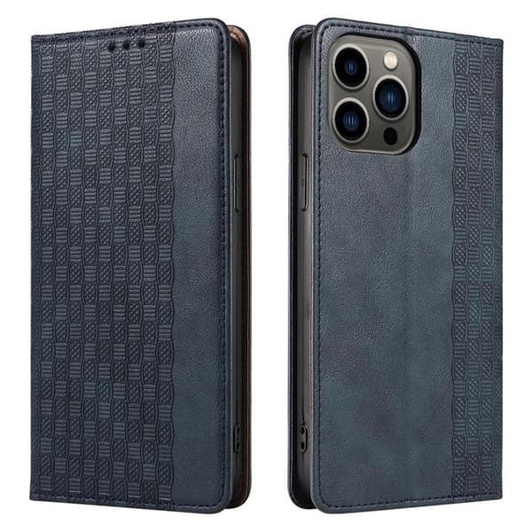 Galaxy S23 Ultra Plånboksfodral Magnet Strap - Blå Blå