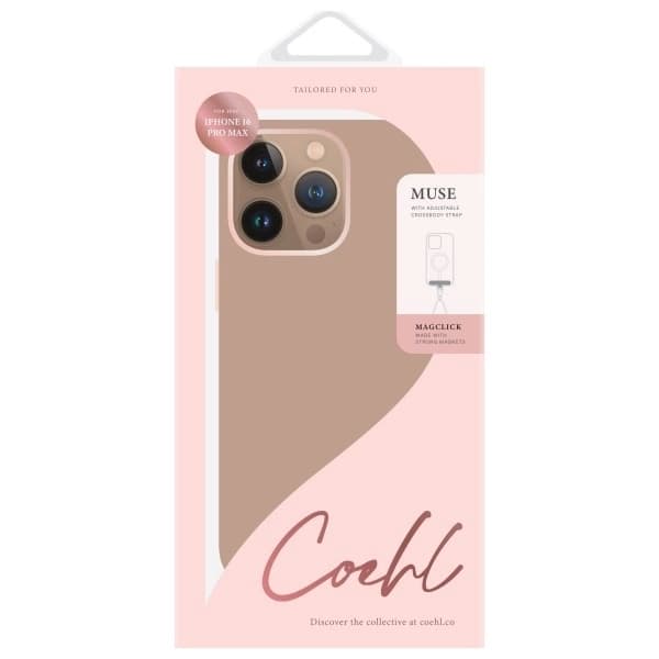 UNIQ Mobilskal till iPhone 16 Pro Max MagSafe Coehl Muse - Rosa Rosa