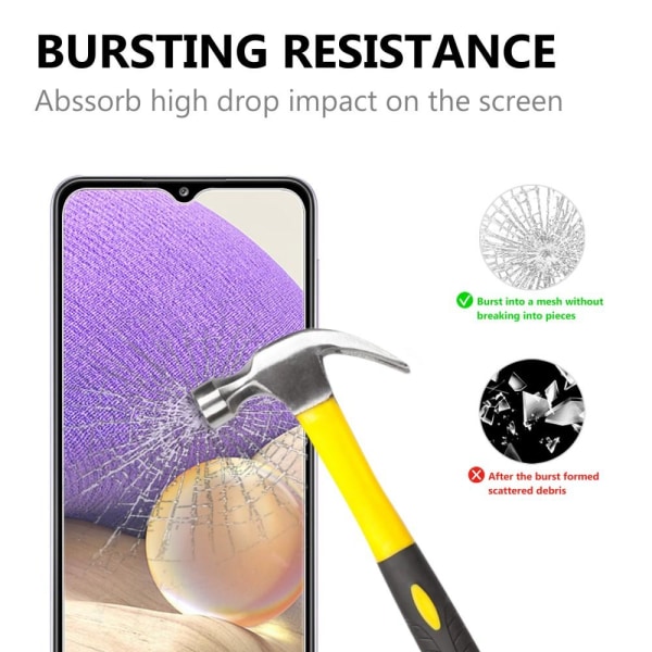 [2-PACK] Härdat glas Samsung Galaxy A32 5G Skärmskydd