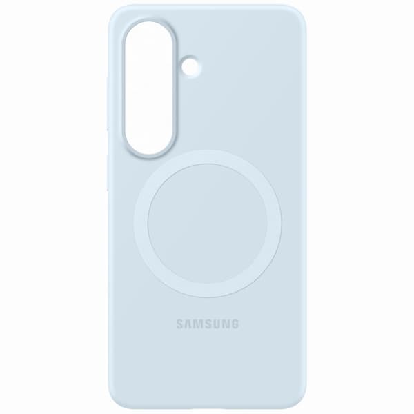 SAMSUNG Mobilskal För Galaxy S26 MagSafe Silikon Magnet - Ljusblå Blå