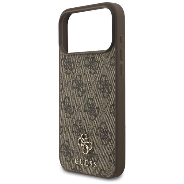 Guess Mobilskal till iPhone 17 Pro Max MagSafe 4G Small Classic Logo - Brun Brun