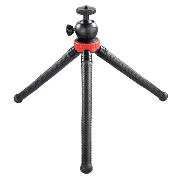 HAMA Bordsstativ Kamera, Smartphone & GoPro FlexPro 27 cm Röd