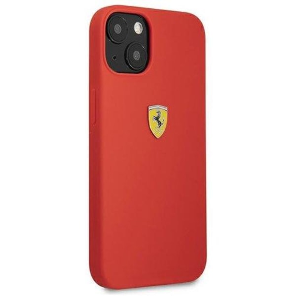 Ferrari Silikonikuori iPhone 13 mini - Punainen Red