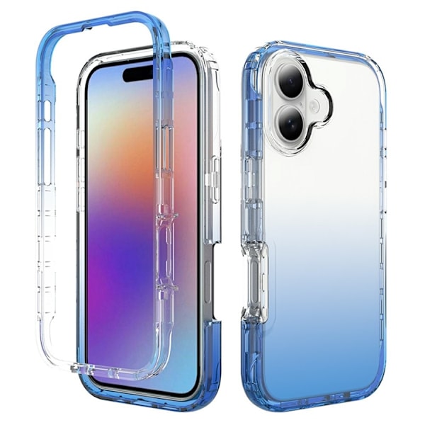 Mobilskal till iPhone 17 Gradient Färg PC + TPU Blå