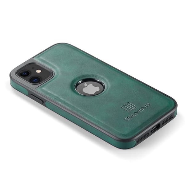 DG.MING Mobilskal till iPhone 11 PU Läder Coated PC+TPU - Grön