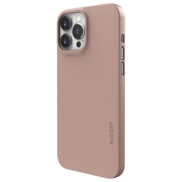 Nudient-telefontaske til iPhone 13 Pro Max MagSafe MagSafe Thin V3 - Lyserød
