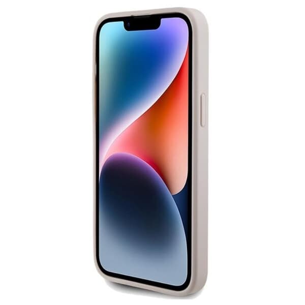 Guess Mobilskal till iPhone 14 Pro Stripe Collection - Rosa Rosa