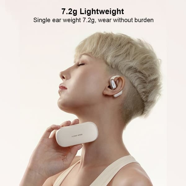 XUNDD W002 ENC Bluetooth Hörlurar Öronkrok - Vit