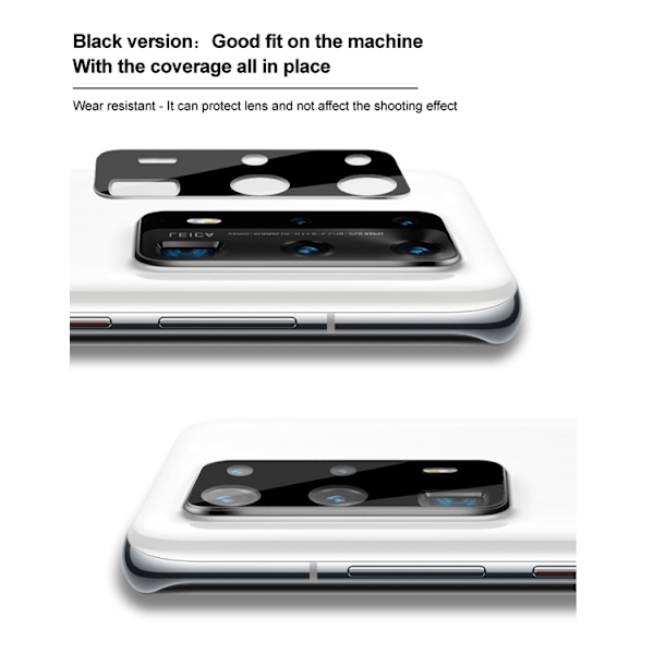 IMAK Google Pixel 7A Kameralinsskydd i Härdat glas - Svart Svart