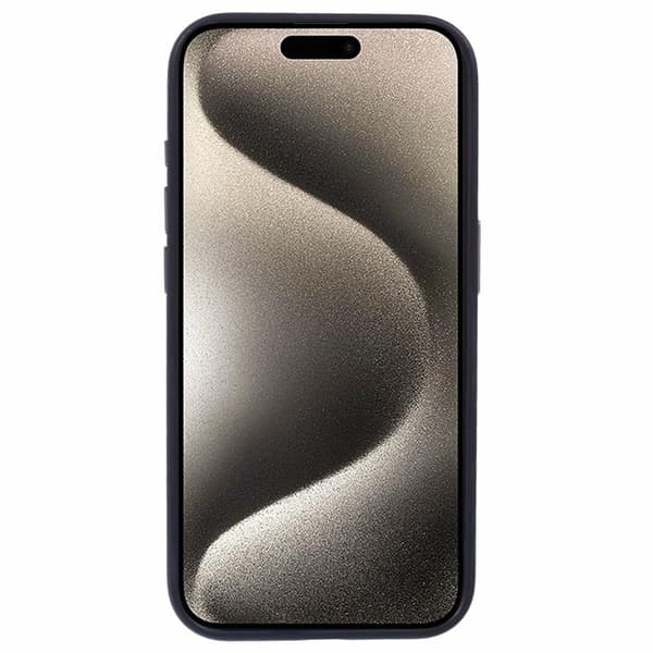 X-LEVEL Mobilskal till iPhone 14 Pro Max Slim PU Läder Hård PC Svart