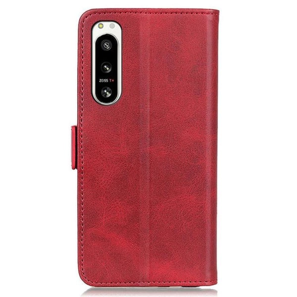 Sony Xperia 5 IV Wallet Case PU Læder - Rød